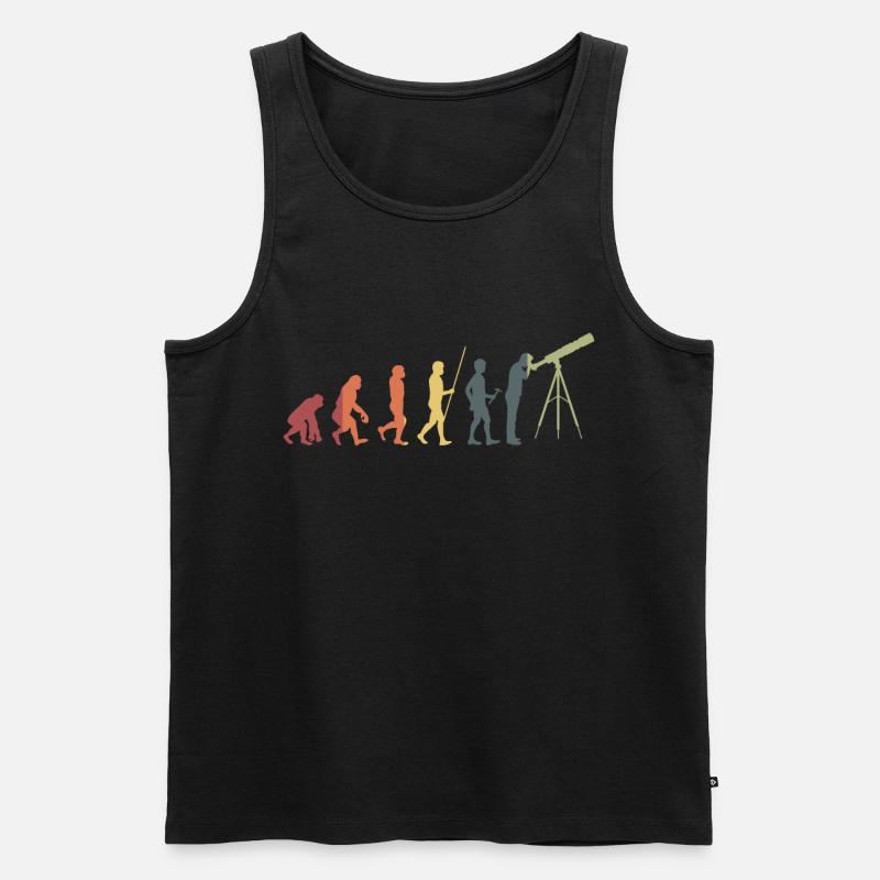 Astronomie - Männer Premium Bio Tank Top - Schwarz