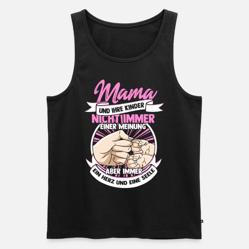 Muttertag - Männer Premium Bio Tank Top - Schwarz