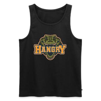 Hangry Krokodil Fressen Hungrig Alligator Geschenk - Männer Premium Bio Tank Top - Schwarz - Vorne - AI Model Male 178 light (178cm)