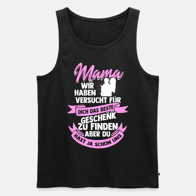Muttertag - Männer Premium Bio Tank Top - Schwarz