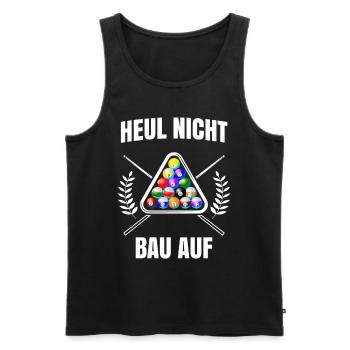 Billard - Männer Premium Bio Tank Top - Schwarz - Vorne - Michal (187cm)