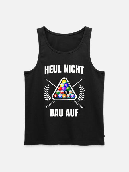 Billard - Männer Premium Bio Tank Top - Schwarz