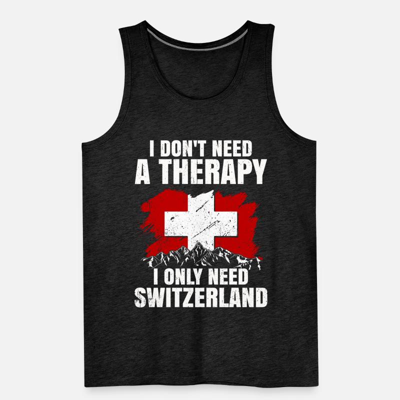 Svizzera Canottiera ecologica premium da uomo