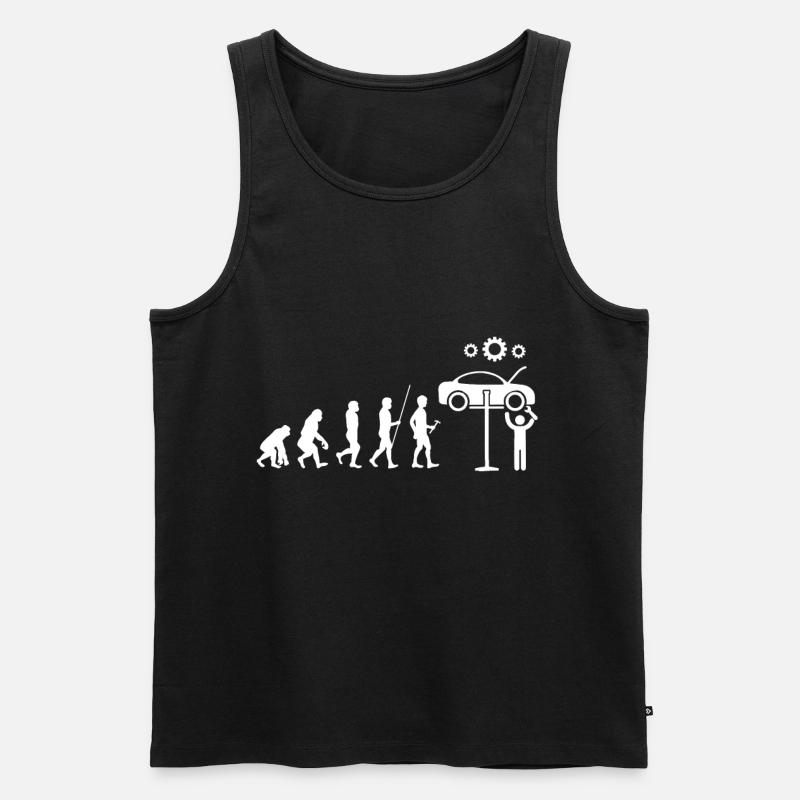 Mechaniker - Männer Premium Bio Tank Top - Schwarz