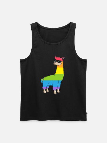 LGBT - Männer Premium Bio Tank Top - Schwarz