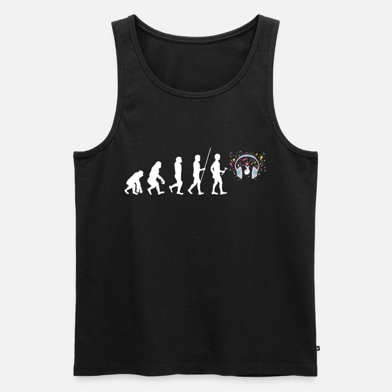 K-Pop - Männer Premium Bio Tank Top - Schwarz