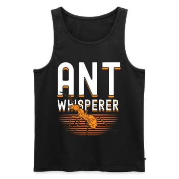 Ant Insect Gift Nature Vermin Bug Ant - Men's Premium Organic Tank Top - black - Front - AI Model Male 178 light (178cm)