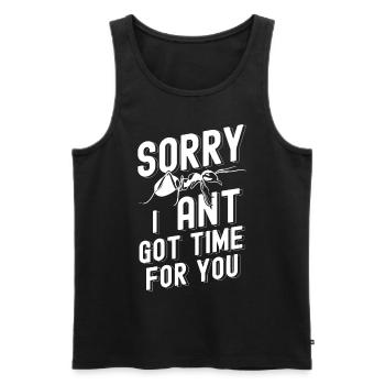 Ant Insect Gift Nature Vermin Bug Ant - Men's Premium Organic Tank Top - black - Front - AI Model Male 178 light (178cm)