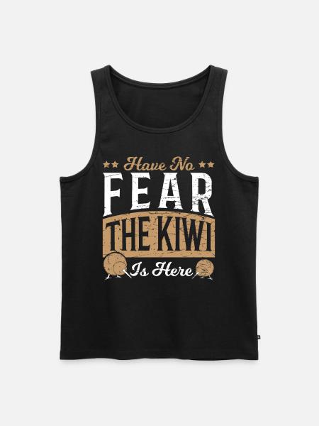 Kiwi - Men's Premium Organic Tank Top - black
