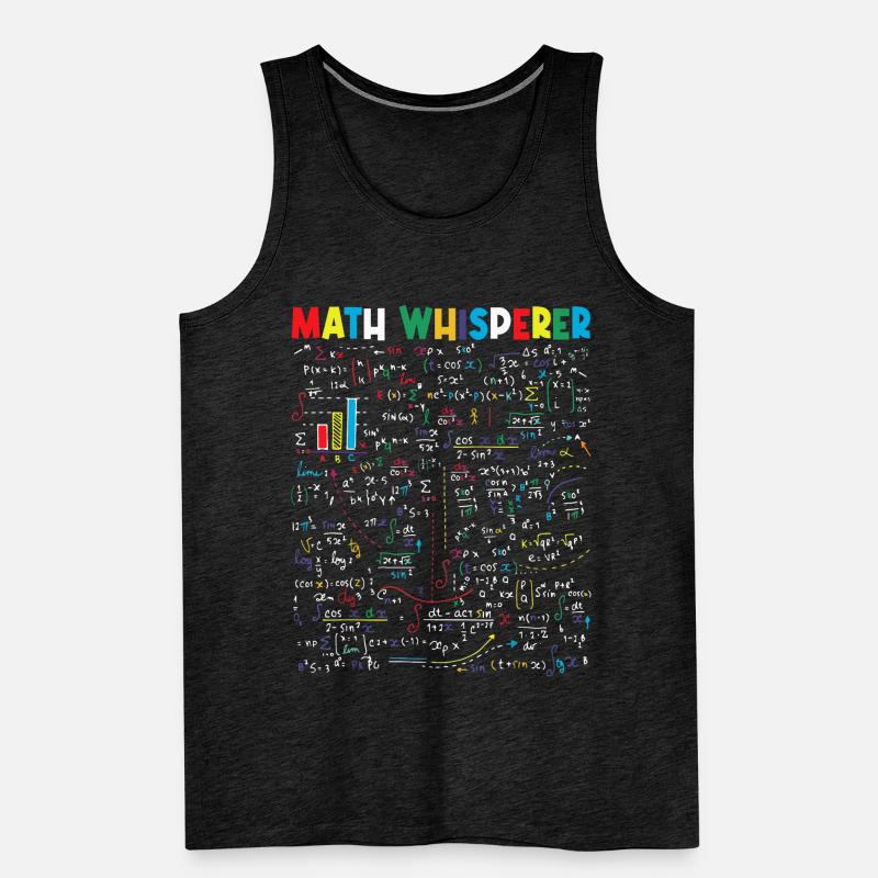 Math Whisperer Men's Premium Organic Tank Top