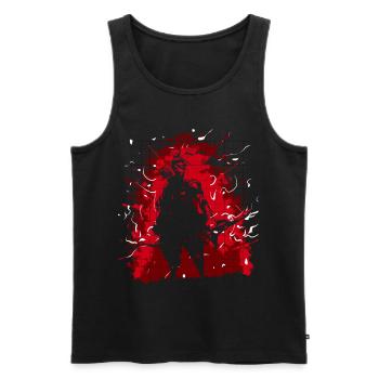 Archery - Men's Premium Organic Tank Top - black - Front - AI Model Male 178 light (178cm)