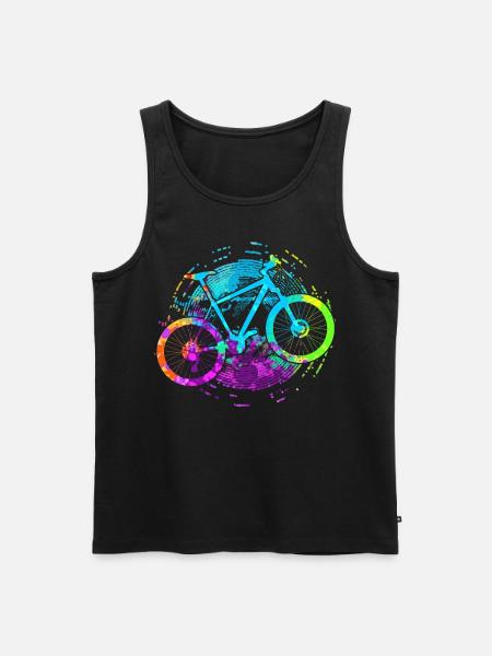 Vélo VTT - Débardeur bio Premium Homme - noir