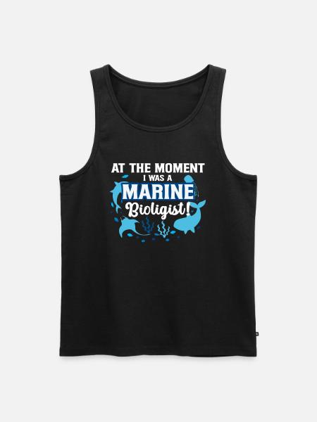 Marine biologist - Men's Premium Organic Tank Top - black