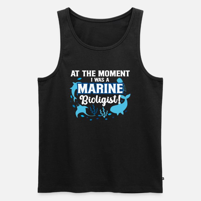 Meeresbiologe - Männer Premium Bio Tank Top - Schwarz