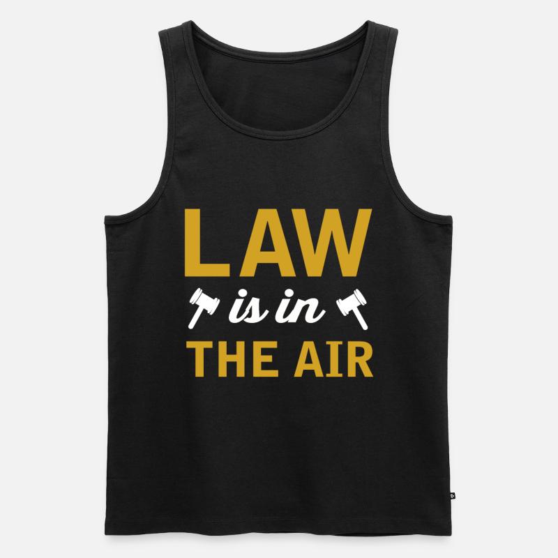 Anwalt - Männer Premium Bio Tank Top - Schwarz
