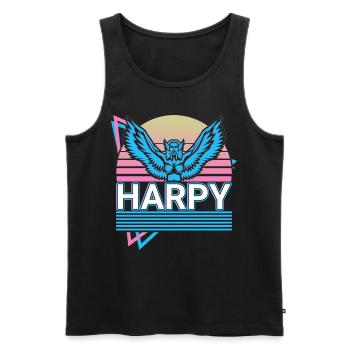 Harpyie Griechische Mythologie Geschenk - Männer Premium Bio Tank Top - Schwarz - Vorne - AI Model Male 178 light (178cm)