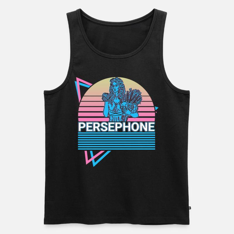 Persephone Griechische Göttin Geschenk - Männer Premium Bio Tank Top - Schwarz