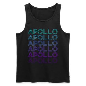 Apollo Gott Antike griechische Mythologie Retro - Männer Premium Bio Tank Top - Schwarz - Vorne - AI Model Male 178 light (178cm)