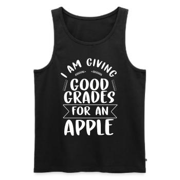 Teacher School Teacher Gift Class Primary School - Men's Premium Organic Tank Top - black - Front - AI Model Male 178 light (178cm)