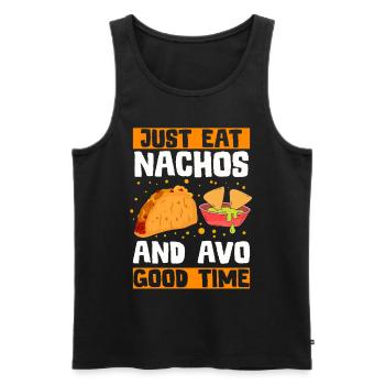 Taco Tshirt Tuesday Mexiko Cinco De Mayo - Männer Premium Bio Tank Top - Schwarz - Vorne - Michal (187cm)