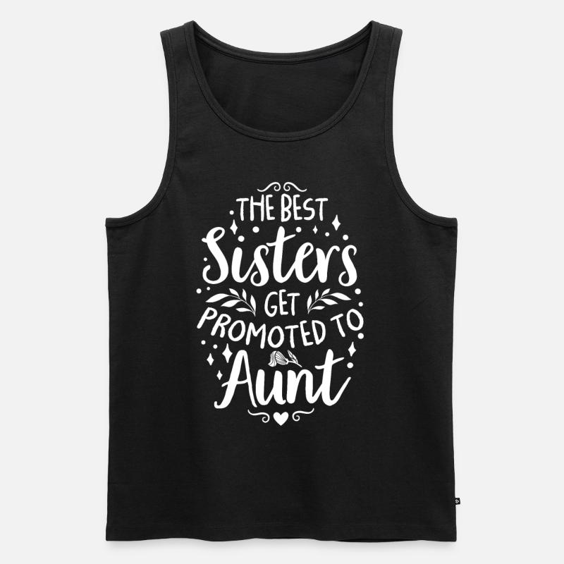 Tante - Männer Premium Bio Tank Top - Schwarz