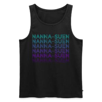 Nanna-Suen God Ancient Sumerian Deity Retro - Men's Premium Organic Tank Top - black - Front - AI Model Male 178 light (178cm)