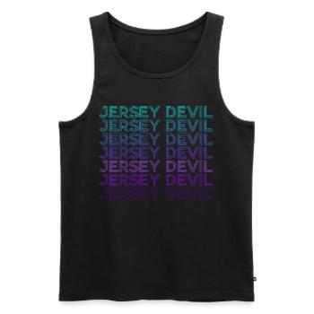 Jersey Devil Cryptozoologie Rétro - Débardeur bio Premium Homme - noir - Devant - Michal (187cm)