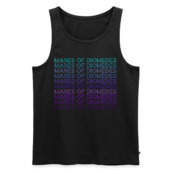 Juments de Diomède Mythologie grecque Rétro - Débardeur bio Premium Homme - noir - Devant - Michal (187cm)