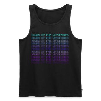 Hand of Secrets Alchemy Alchemist Retro - Men's Premium Organic Tank Top - black - Front - AI Model Male 178 light (178cm)
