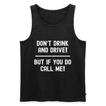 Anwalt - Männer Premium Bio Tank Top - Schwarz - Vorne - Michal (187cm)