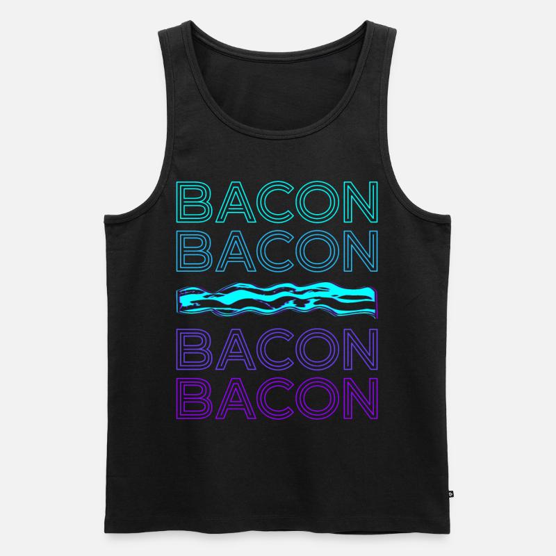 Speck Retro Geschenk - Männer Premium Bio Tank Top - Schwarz