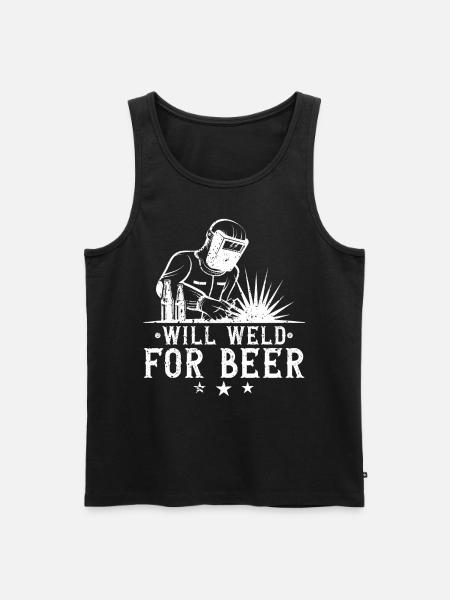 Funny Welder Welder Gift - Men's Premium Organic Tank Top - black