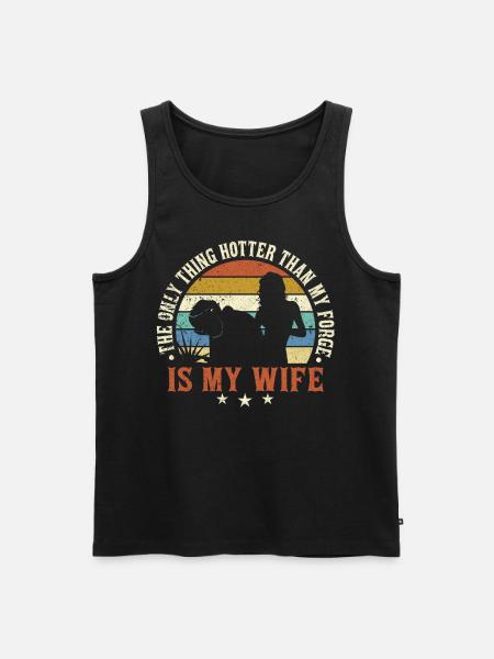 Funny Welder-Husband Gift - Men's Premium Organic Tank Top - black