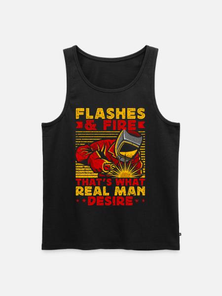 Funny Welder Welder Gift - Men's Premium Organic Tank Top - black
