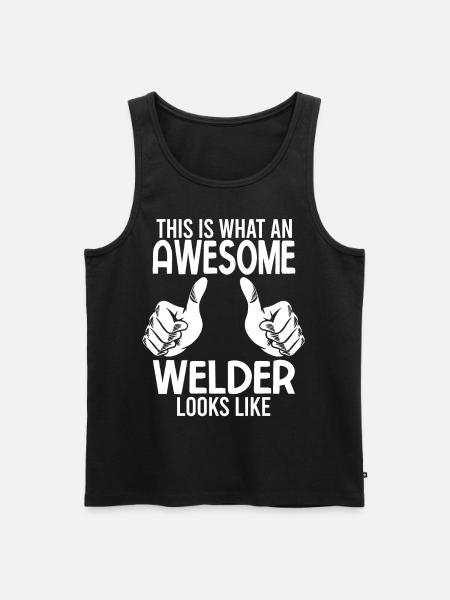 Funny Welder Welder Gift - Men's Premium Organic Tank Top - black