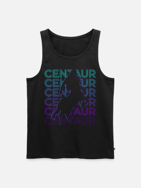 Centaur Retro Gift - Men's Premium Organic Tank Top - black