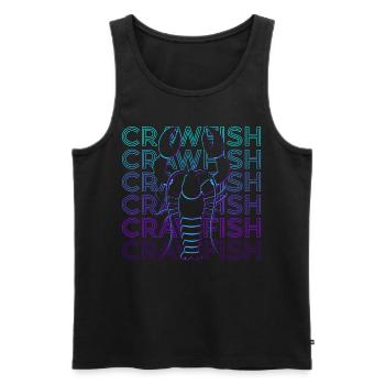 Flusskrebse Retro Geschenk - Männer Premium Bio Tank Top - Schwarz - Vorne - Michal (187cm)