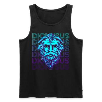 Dionysos Griechischer Gott Antike Griechische Myth - Männer Premium Bio Tank Top - Schwarz - Vorne - AI Model Male 178 light (178cm)