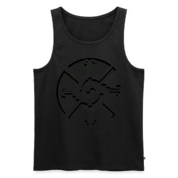 Hunab Ku Ometeotl Azteken Yucatec Maya Maya Inka - Männer Premium Bio Tank Top - Schwarz - Vorne - AI Model Male 178 light (178cm)