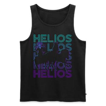 Helios Dieu Grec Titan Dieu Antiquité griechi - Débardeur bio Premium Homme - noir - Devant - Michal (187cm)