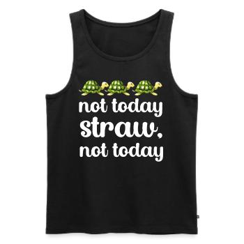 Turtle Gift Kids Reptiles Sea Beach - Men's Premium Organic Tank Top - black - Front - Michal (187cm)