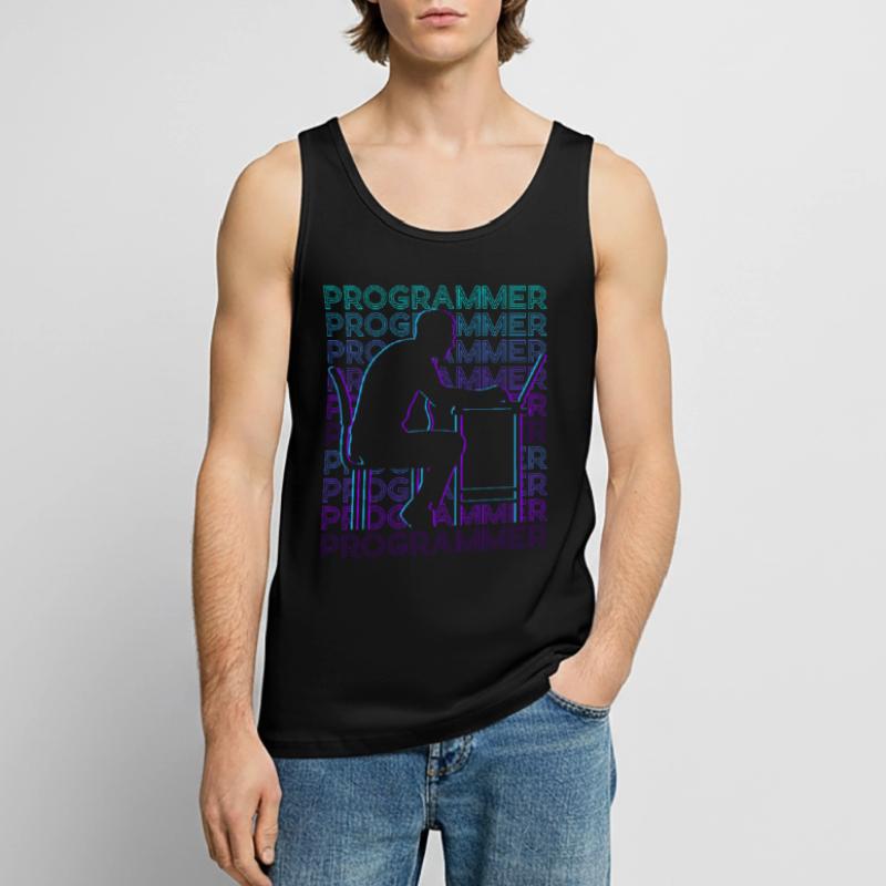 Programmeur Programmation Informatique Encodage Gee Débardeur bio Premium Homme