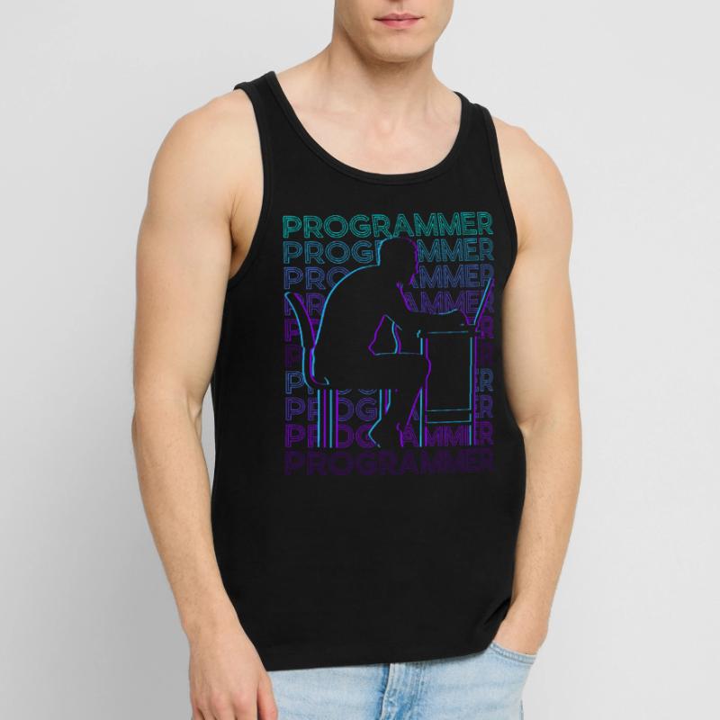 Programmeur Programmation Informatique Encodage Gee Débardeur bio Premium Homme
