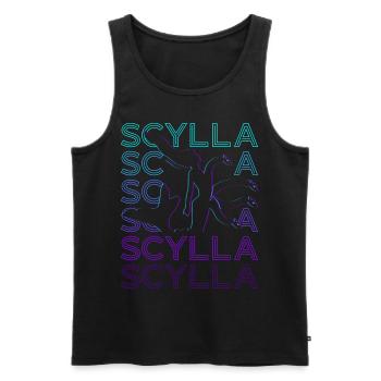 Scylla Skylla Greek Mythology Ancient Greek - Men's Premium Organic Tank Top - black - Front - AI Model Male 178 light (178cm)