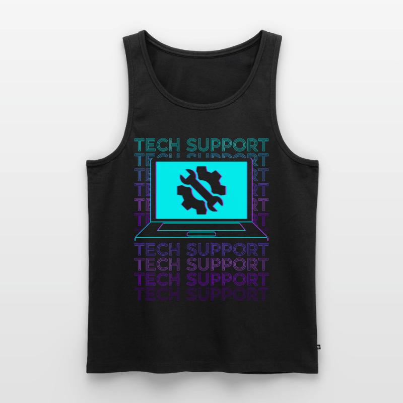 Technical support Technical support Men's Premium Organic Tank Top