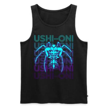 Ushi Oni Yokai Gyuki Mythologie japonaise - Débardeur bio Premium Homme - noir - Devant - Michal (187cm)