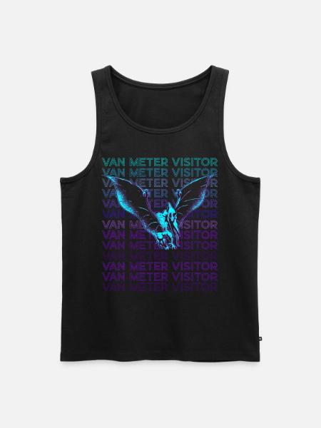 Van Meter Visiteur Cryptozoologie Rétro - Débardeur bio Premium Homme - noir