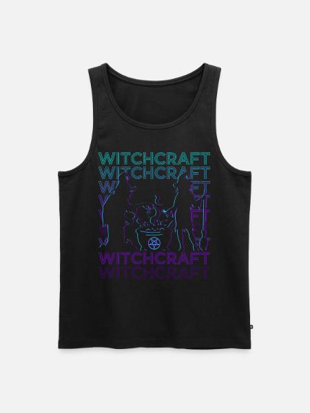 Witchcraft Retro - Men's Premium Organic Tank Top - black