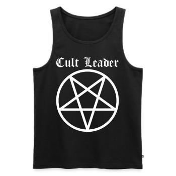 Cult Leader Gothic Pentagram Occult Goth Occult - Men's Premium Organic Tank Top - black - Front - AI Model Male 178 light (178cm)