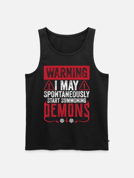 Funny Cult Occult - Men's Premium Organic Tank Top - black